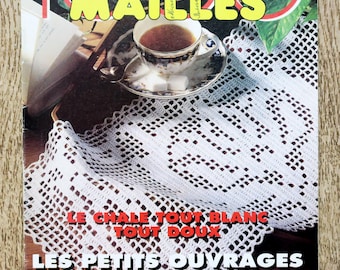 Catalogue Diana Idées Mailles Spécial Crochet Napperons – Février 1998, Bon état