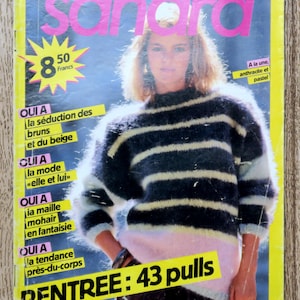 Sandra 38 Knitting Magazine / september 1987, breicatalogus, vintage breien, opengewerkt breien, breien voor vrouwen, breien voor kinderen, breipatroon