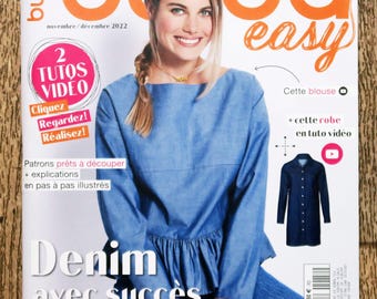 Revista Burda Easy 6/2022 / Noviembre-Diciembre, revista de costura, patrón de costura, estilo Burda, revista Burda, patrón Burda, costura fácil