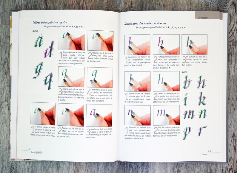 technical book writing technique learn calligraphy italic writing pen writing NEWbook calligraphy