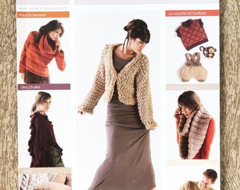 Cheval blanc 11 knitting magazine, knitting catalog, knitting pattern, knitted accessories, knit dress, women's vest, layette, men's sweater