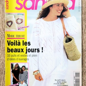 Sandra Knitting Magazine 118 / May 1994, knitting catalog, vintage knitting, openwork knitting, women&#39;s knitting, children&#39;s knitting, knitting pattern