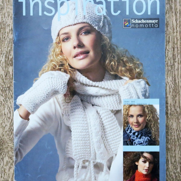 Magazine tricot Inspiration 93, catalogue tricot, tricot hiver, patron tricot, explications tricot, accessoires tricotés, écharpe en tricot