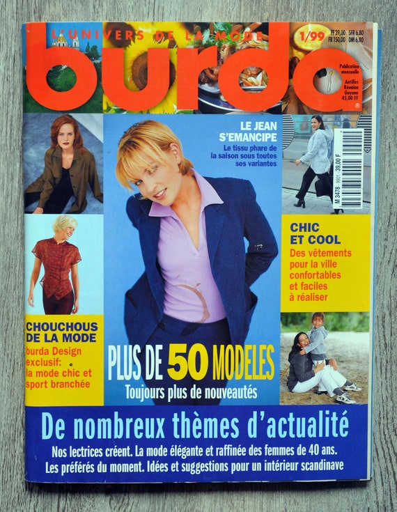 Burda Magazine Of January 1999 Couture Boss Burda Boss Etsy