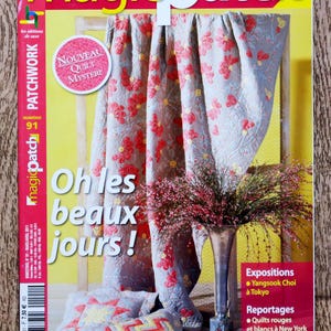 Magisch patch 91 tijdschrift, patchwork tijdschrift, patchwork patroon, naaipatroon, naaitijdschrift, patchwork plaid, patchwork quilt