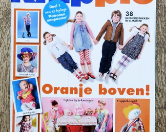 Knippie 2 naaimagazine van april-mei 2011, naaipatroon, kinderpatroon, Knipmode kindermagazine, jurkpatroon, broekpatroon, babyuitzet