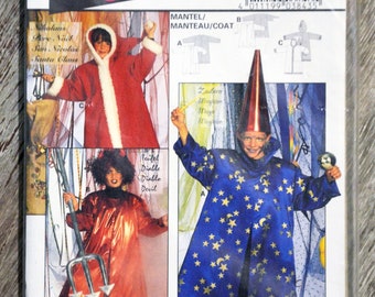 Pochette patron Burda 3843 / 3 déguisements enfant, déguisement à coudre, planche patron, déguisement Père Noël, déguisement magicien
