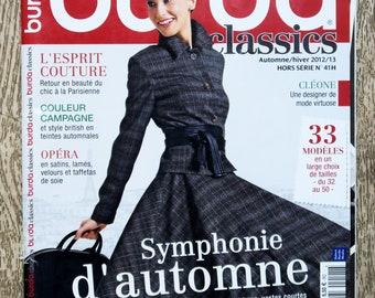 Magazine Burda hors série Classics 41H / Automne-hiver 2012-2013, Burda magazine, patron couture, patron Burda, magazine couture, robe