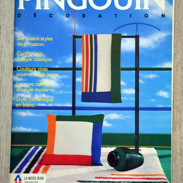 Penguin Magazine Special Decoration 73 / Vintage Tricot, knit catalogue, knitting magazine, crochet magazine, crochet decoration