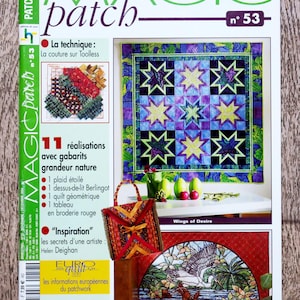 Magic patch 53 magazine, patchwork magazine, patchwork pattern, sewing pattern, sewing magazine, patchwork plaid, patchwork quilt