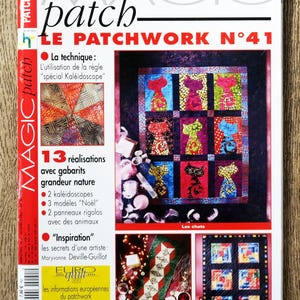 Magic patch 41 magazine, patchwork magazine, patchwork pattern, sewing pattern, sewing magazine, patchwork blanket, table runner
