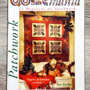 Quiltmania Magazine 38 / patchwork magazine, patchwork pattern, patchwork blanket, Christmas patchwork, Christmas tablecloth, Christmas star
