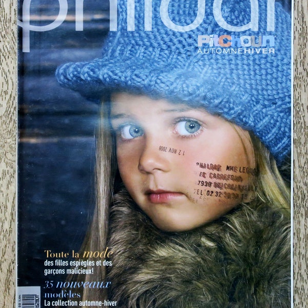 Magazine Phildar 010 / Pitchoun automne-hiver, magazine tricot, catalogue tricot, patron tricot, tricot enfant, tricot hiver