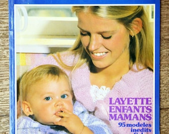Ancien Catalogue Tricoter Pour Enfants - Paris Mailles - Collection Vintage Automne-Hiver