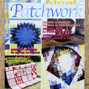 Ideal Patchwork Magazine 3H, patchwork magazine, patchwork pattern, patchwork blanket, men's knitting, women's knitting, egg embroidery