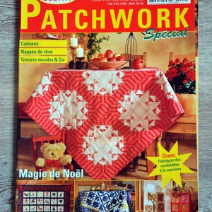 Magazine Elena patchwork 2H / Spécial magie de Noël, magazine patchwork, patron patchwork, patchwork de Noël, patron couture, quilt de Noël