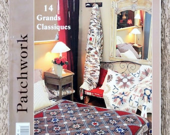 Magazine Quiltmania / HS Traditionnel 2007, magazine patchwork, magazine couture, patch de printemps, plaid à coudre, patron patchwork