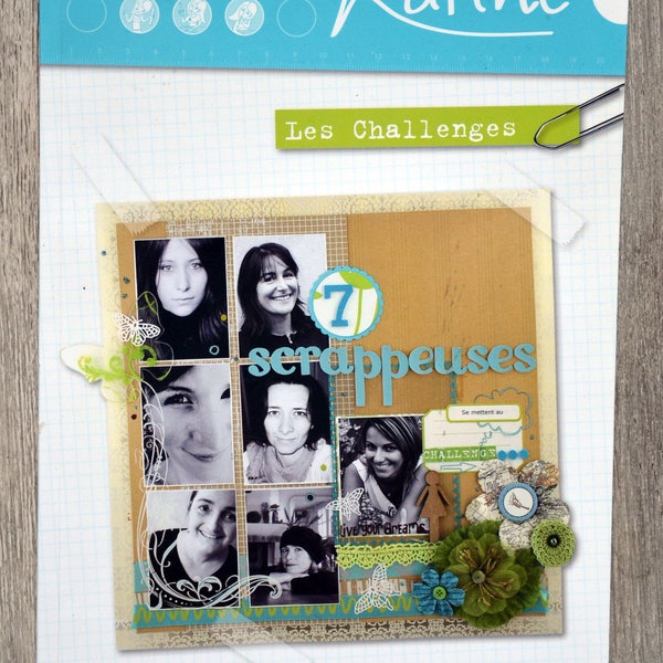 Livre Les Ateliers de Karine, livre de scrapbook, créations photos, découpage photo, customisation photos, créations scrap