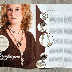 Magazin Perles Mod'elles 2, Magazinkreation von Schmuck, Perlenschmuck, Perlenschmuck, Perlenring, Perlenkette Bild 4