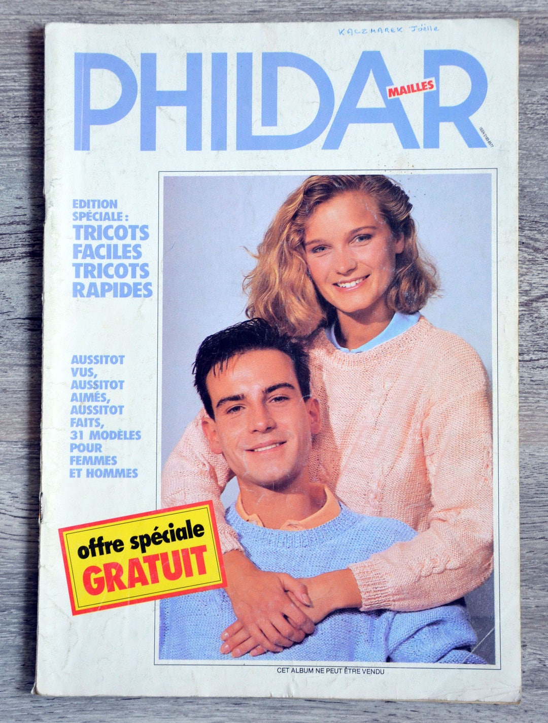 Catalogue Ancien De Modèles De Tricot Phildar 1985 - Modèles Faciles Et Rapides