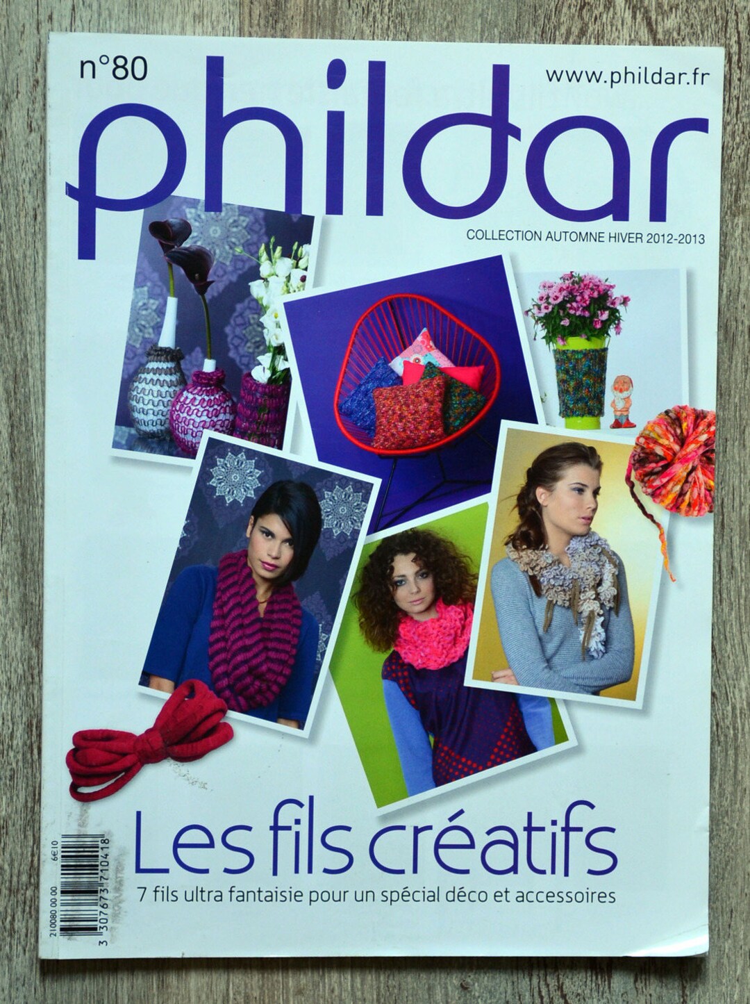 Phildar 80 Magazine / Decoration and Accessories, Knitting Catalog