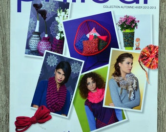 Magazine Phildar 80 / Déco et accessoires, catalogue tricot, décoration en tricot, accessoires tricotés, patron tricot, tricot hiver