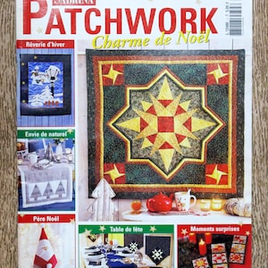 Sabrina Patchwork Magazine 1 / October 2009, patchwork magazine, patchwork pattern, plaid pattern, patchwork plaid, Christmas patch