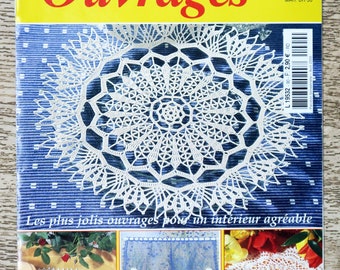 Sabrina Magazine All works 90, crochet magazine, crochet pattern, crochet doily, crochet decoration, crochet curtains