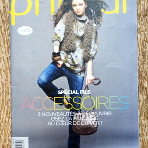 Mini magazine Phildar spécial accessoires, catalogue tricot, patron tricot, tricot hiver, accessoires tricotés, accessoires hiver, gilet image 1