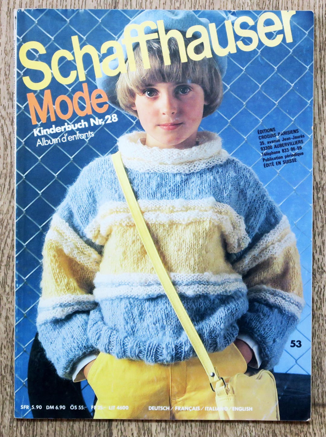 Catalogue Ancien De Laine à Tricoter Schaffhauser N°58 - Très Bon état, Occasion