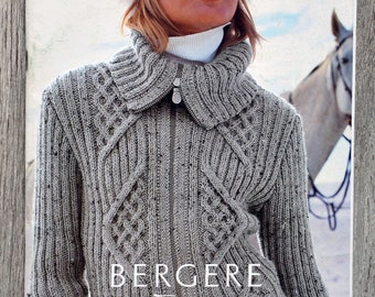 Bergère de France catalog 2005-2006, knitting catalog, knitting pattern, women's knitting, men's knitting, knitting explanations