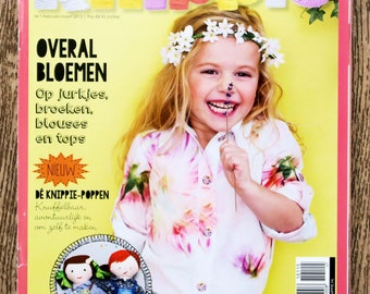 Magazine couture Knippie 1 / Février-mars 2015, patron couture, patron enfant, magazine Knipmode enfant, patron robe, patron pantalon