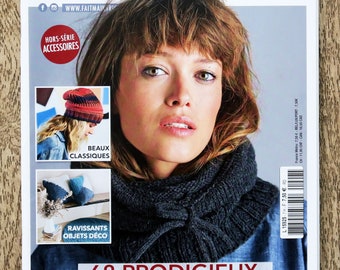 Magazine Fait main Tricot HS 7H / Accessoires, patron tricot, explications tricot, tricot femme, tricot hiver, châle en tricot, écharpe