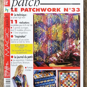 Magazine Magic patch 33, patchwork magazine, patchwork patroon, naai patroon, naai magazine, patchwork plaid, bedsprei