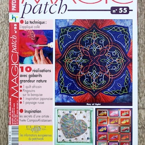 Magic patch 55 magazine, patchwork magazine, patchwork patroon, naaipatroon, naaimagazine, patchwork plaid, patchwork quilt