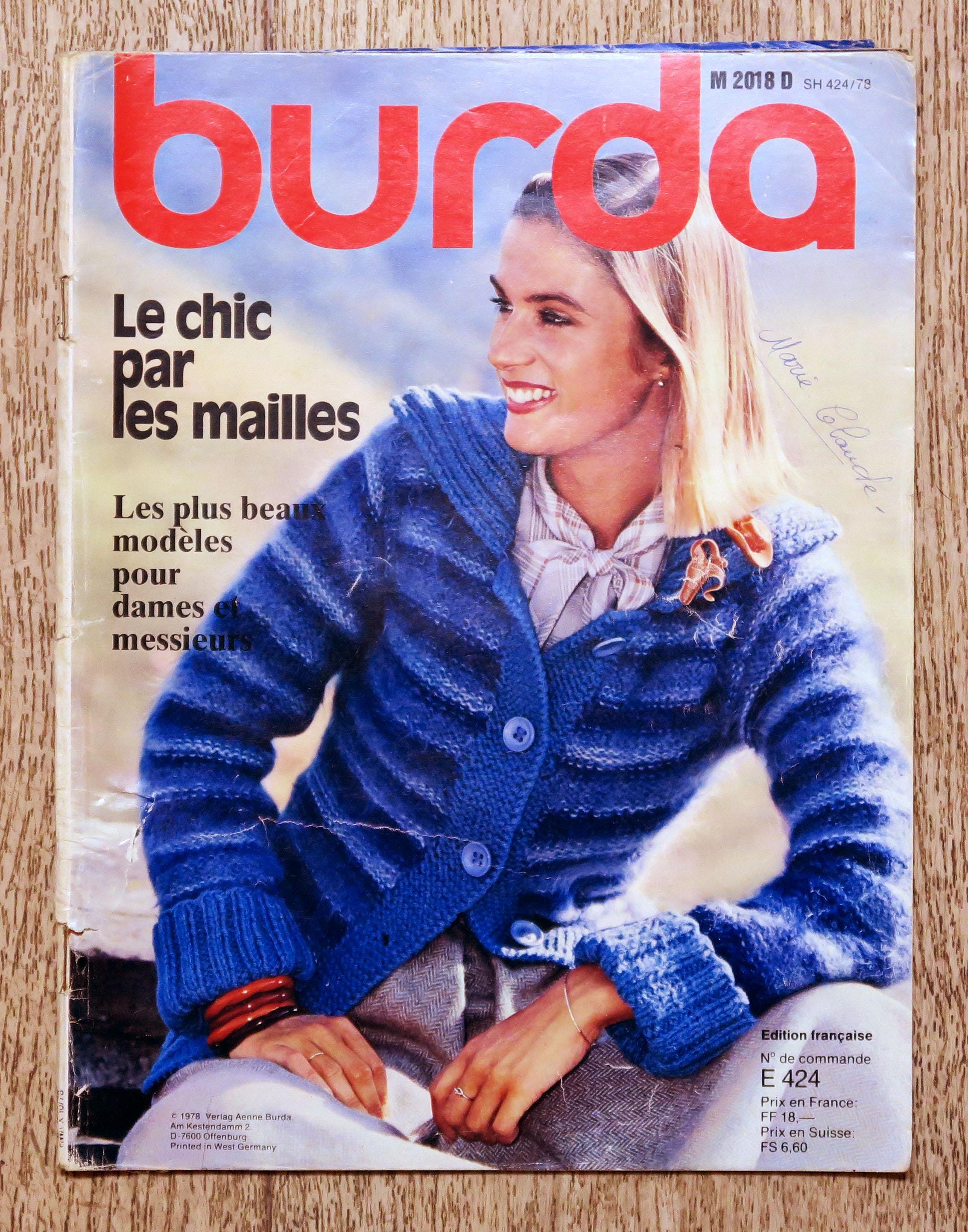 rare 1978 lot 7 patrons Poupée modes et travaux/originaux