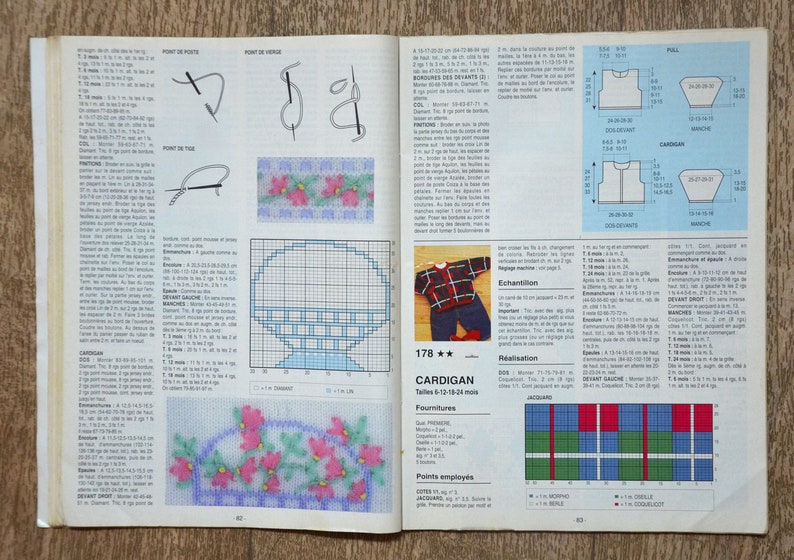 women/'s knitwear vintage knitwear knitting magazine Magazine Explanation knit Berg\u00e8re de France 1997-1998 knitwear catalogue knitwear