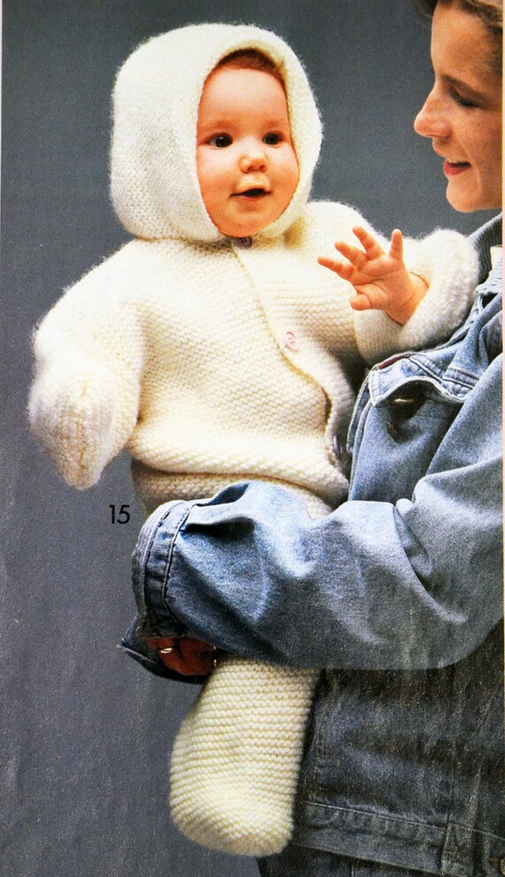 Tutoriel Nid D Ange Blanc Pour Bebe Tutoriel Tricot Etsy