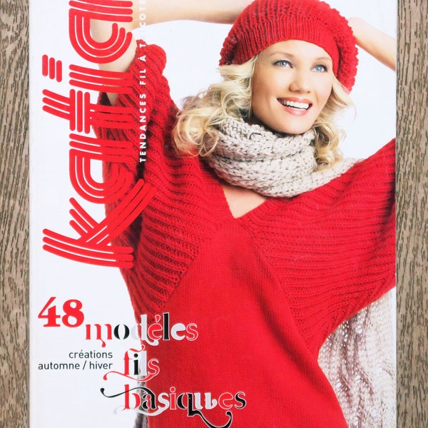 Magazine tricot Katia 5 / Automne-hiver, catalogue tricot, catalogue Katia, gilet en tricot, robe en tricot, bonnet en tricot, pull homme