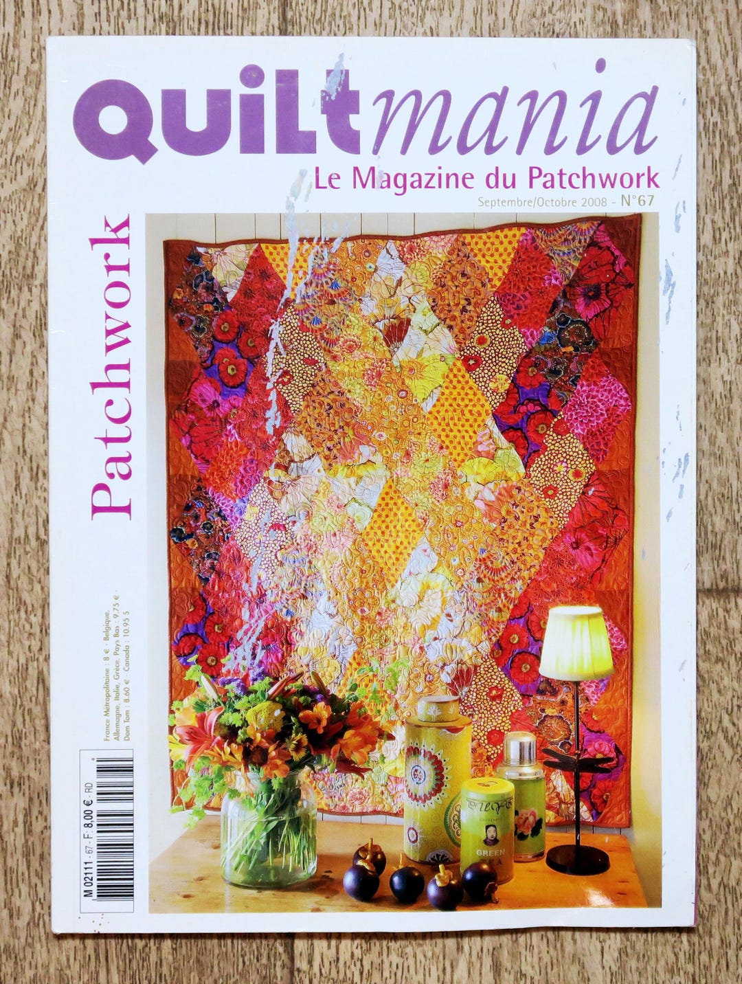 September Patchwork Quiltmania Magazine 67 / September-october 2008, Patchwork Magazine ...
