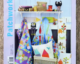 Magazine Quiltmania / HS Enfants 2012, magazine patchwork, magazine couture, patch de printemps, plaid à coudre, patron patchwork