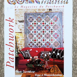 Quiltmania Magazine 32 / november-december 2002, patchwork magazine, naaipatroon, patchworkpatroon, patchworkdeken, patchwork magazine