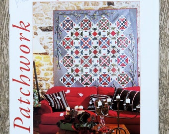 Magazine Quiltmania 32 / Novembre-décembre 2002, magazine patchwork, patron couture, patron patchwork, plaid en patchwork, revue patchwork