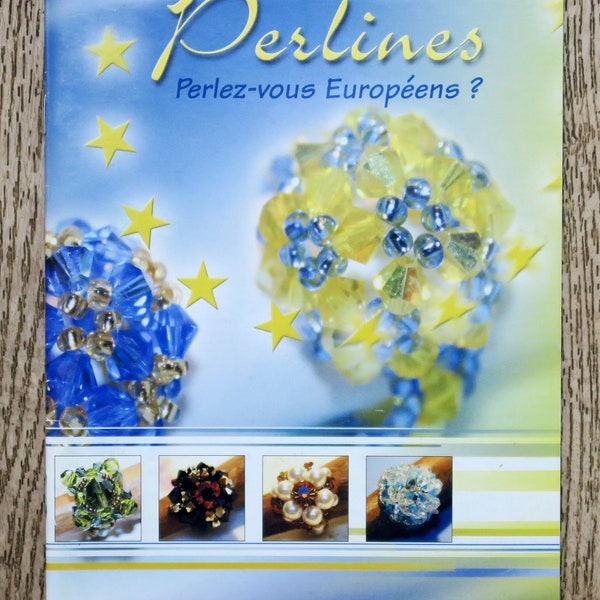 Mini magazine Perline 4 / Perlez-vous Européens ?, magazine création de bijoux, bijoux en perles, parures de perles, bague de perles