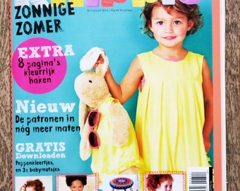 Magazine couture Knippie 3 / juin-juillet 2014, patron couture, patron enfant, magazine Knipmode enfant, patron robe, patron pantalon