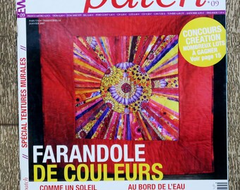 Magazine Ewa patch 09 / Farandole de couleurs, magazine patchwork, revue patchwork, plaid en patchwork, décoration de Pâques