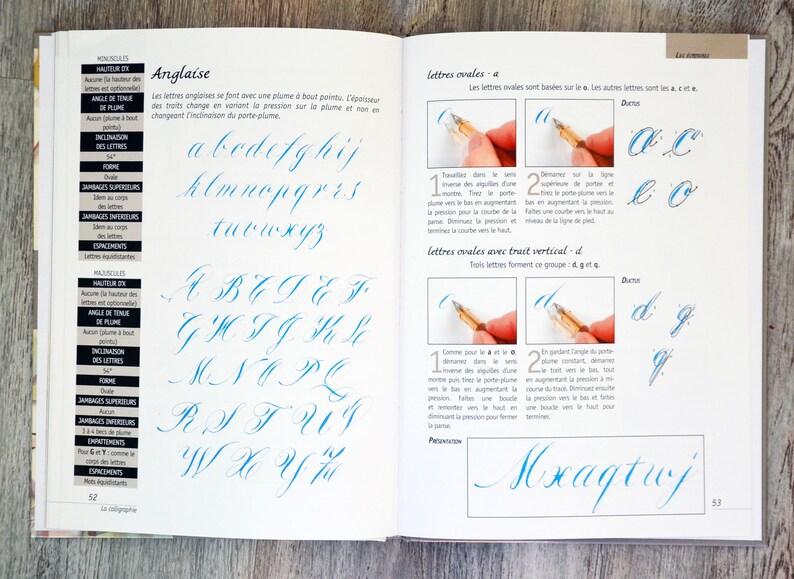 technical book writing technique learn calligraphy italic writing pen writing NEWbook calligraphy