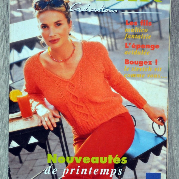 Magazine Phildar Créations 288 / Printemps, catalogue Phildar, magazine tricot, tricot femme, tricot printemps, patron tricot