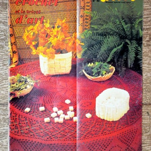 Magazine Tout le tricot / Le crochet et le tricot d'art 40, magazine crochet, crochet vintage, décoration au crochet, patron crochet image 1