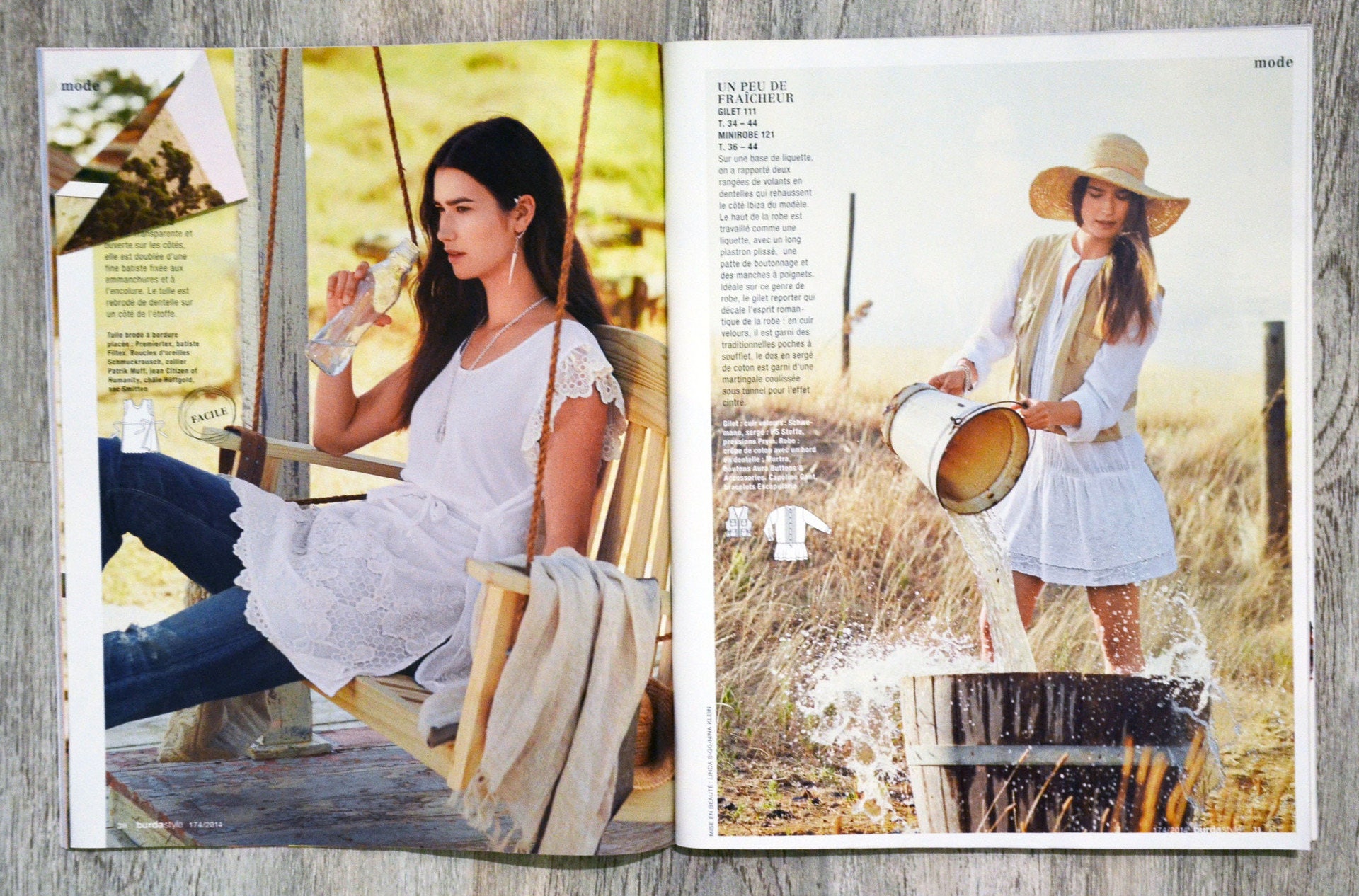 Magazine Burda Style N°174 - Juin 2014 - Safari Chic / Cap Sur La Plage - Occasion